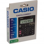 CASIO MJ-120D PLUS-BK HESAP MAKİNASI