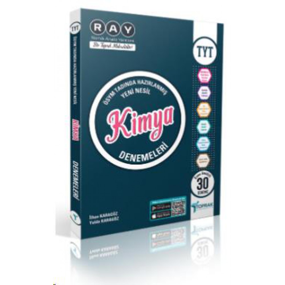Toprak Yayınları TYT Kimya Deneme Kitabı 30 lu