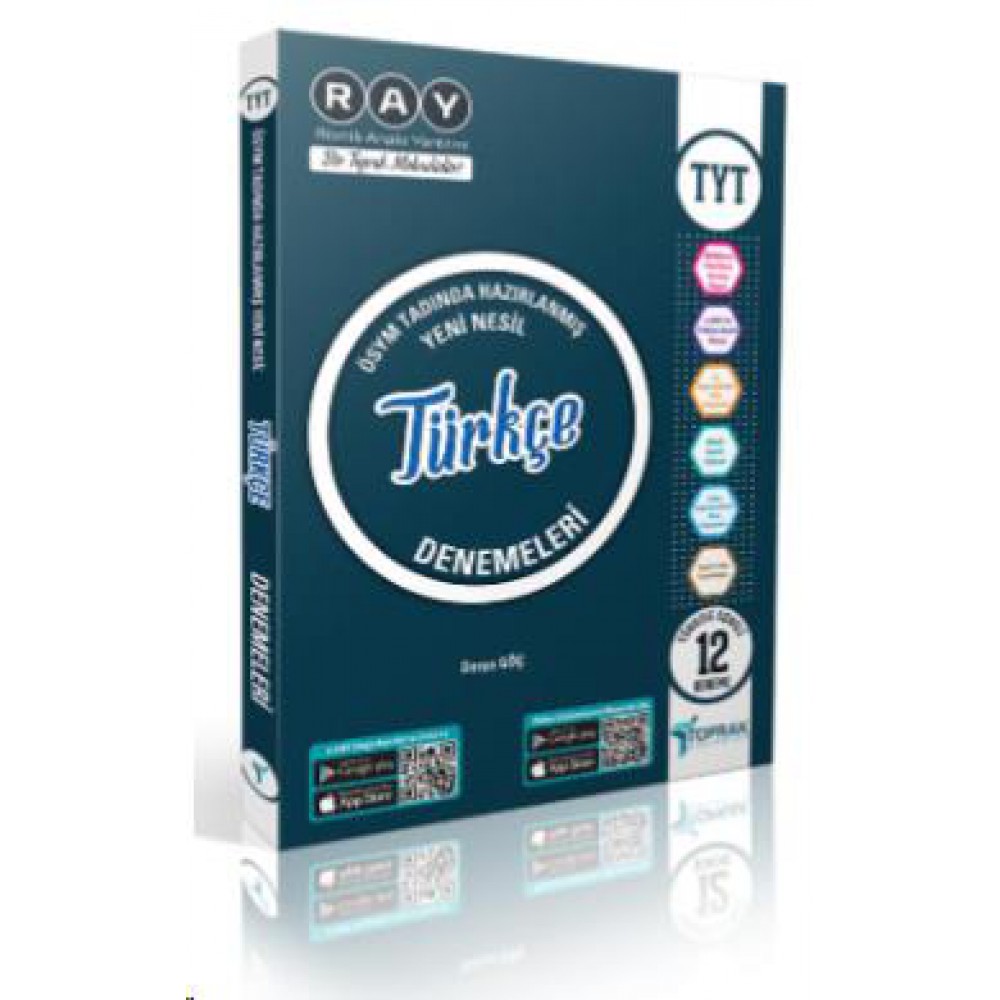 Toprak yayınları TYT Türkçe Deneme Kitabı 12 li