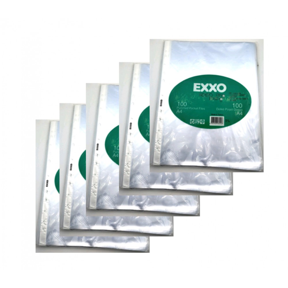 EXXO Poşet Dosya 5 li  ( 500 adet )