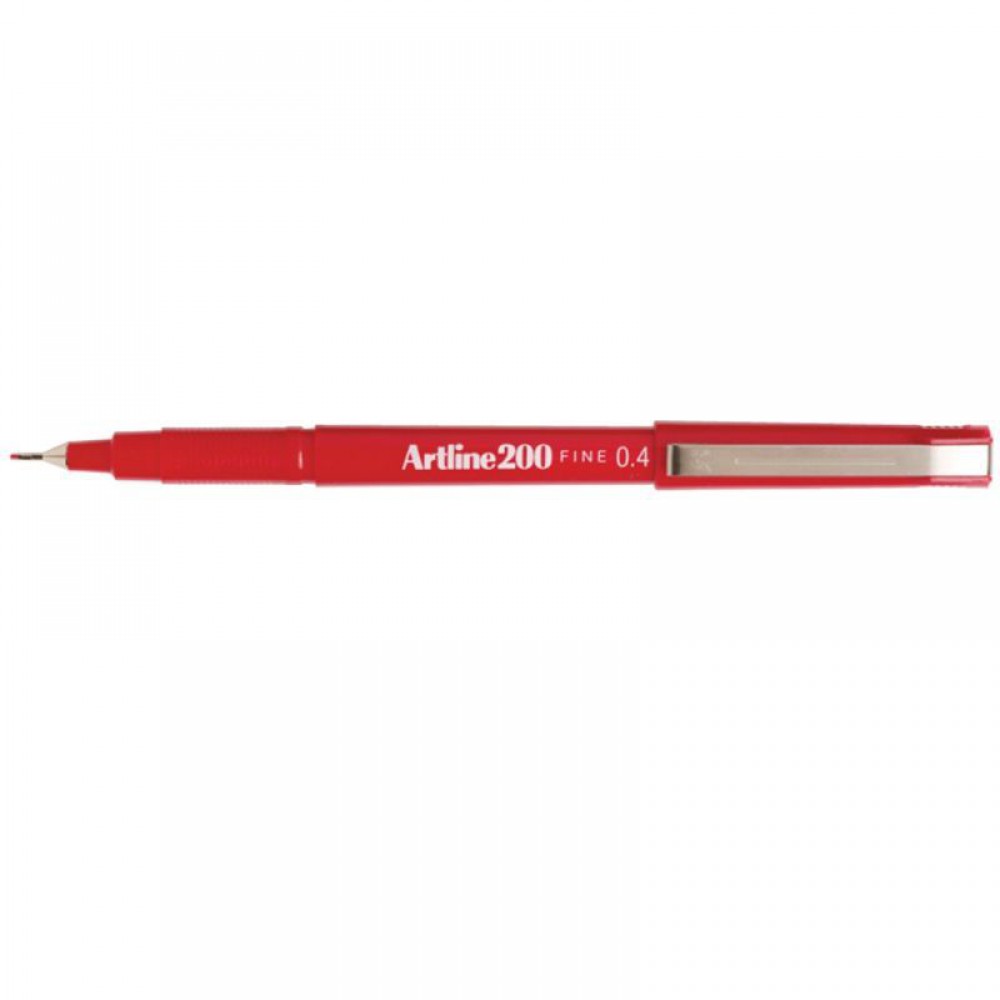 ARTLINE 200 FINELINER 0,4  KIRMIZI