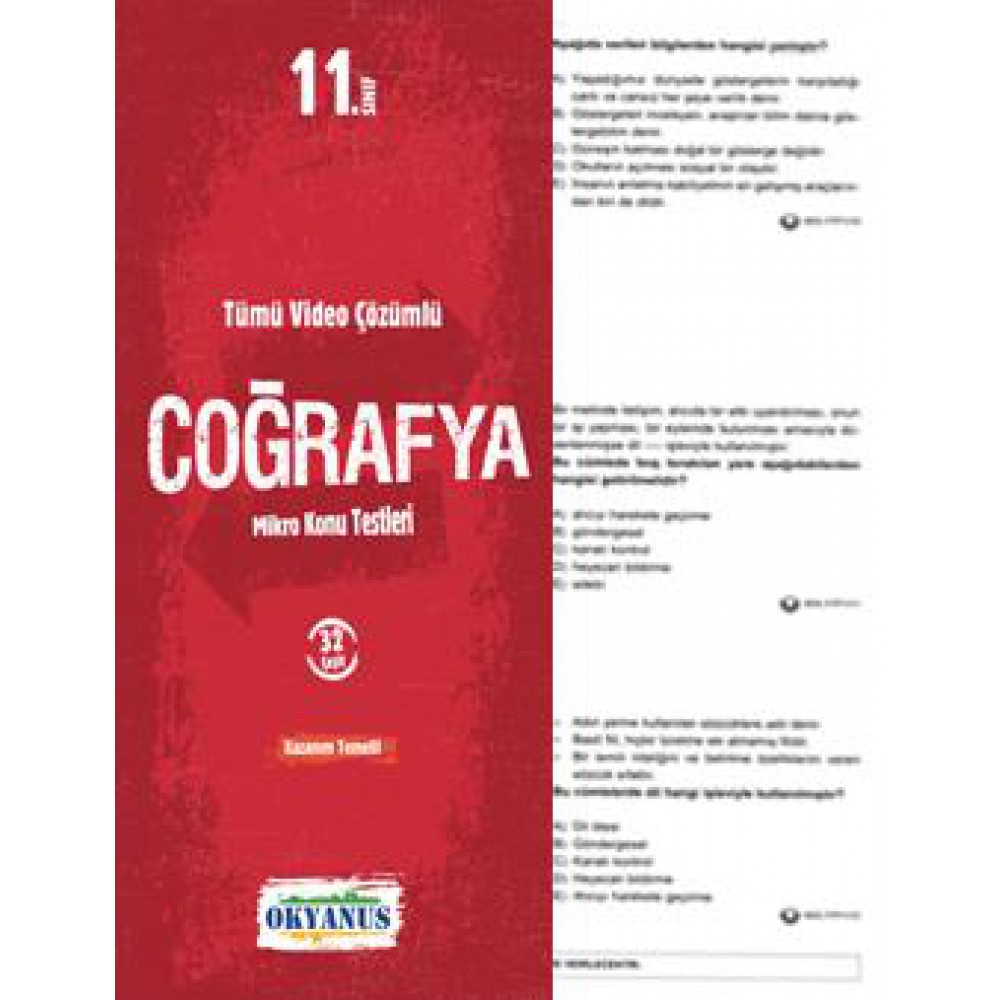 OKYANUS 11. SINIF COĞRAFYA ÇEK KOPAR  YAPRAK TEST