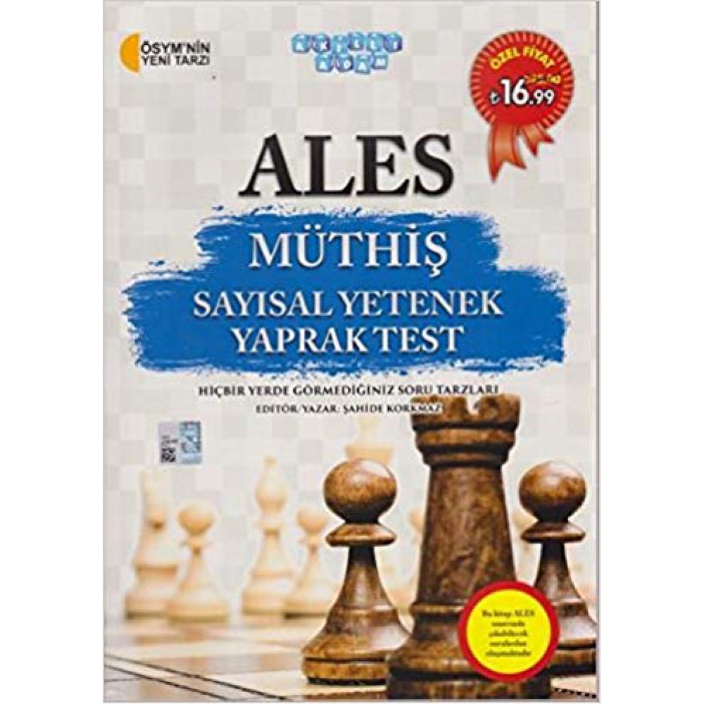 AKILLI ADAM ALES MÜTHİŞ SAYISAL YETENEK Y.TEST