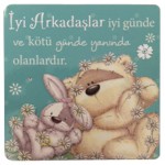 FİZZY MOON AHŞAP MAGNET İYİ ARKADAŞ