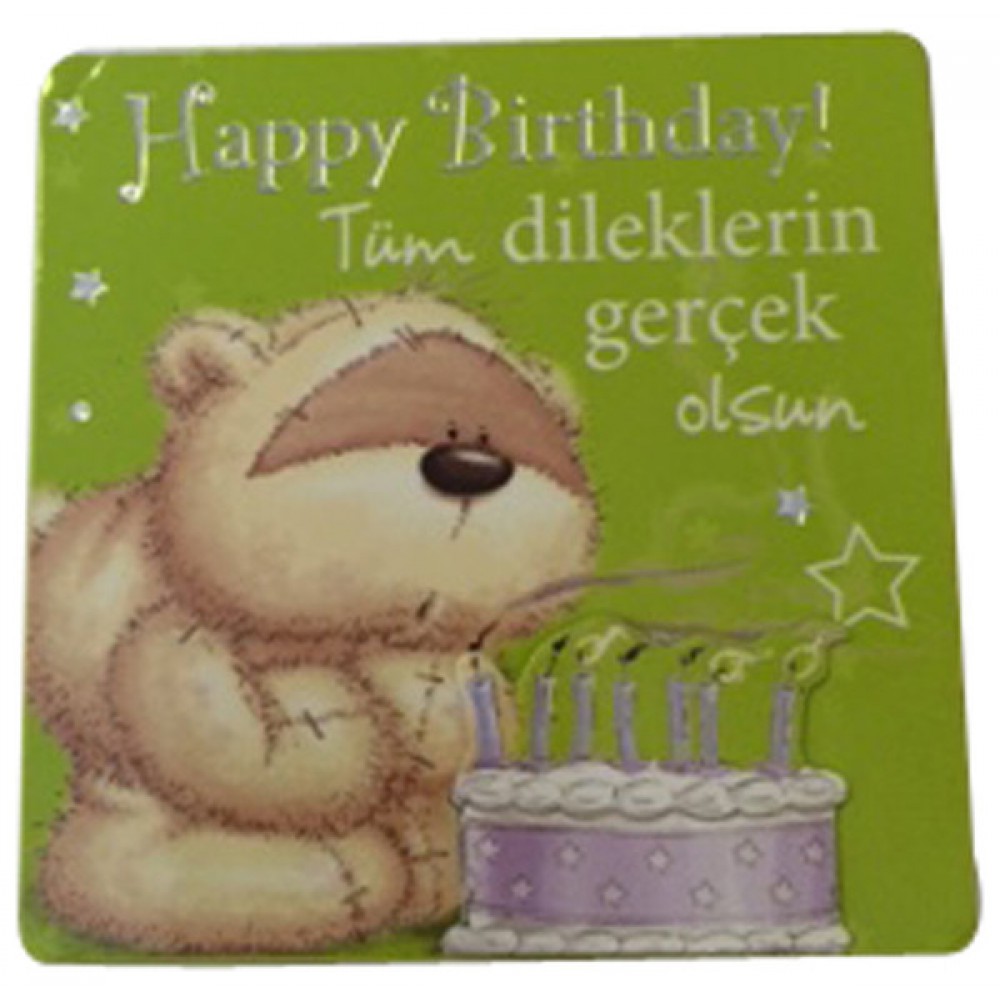 FİZZY MOON AHŞAP MAGNET HAPPY BIRTHDAY