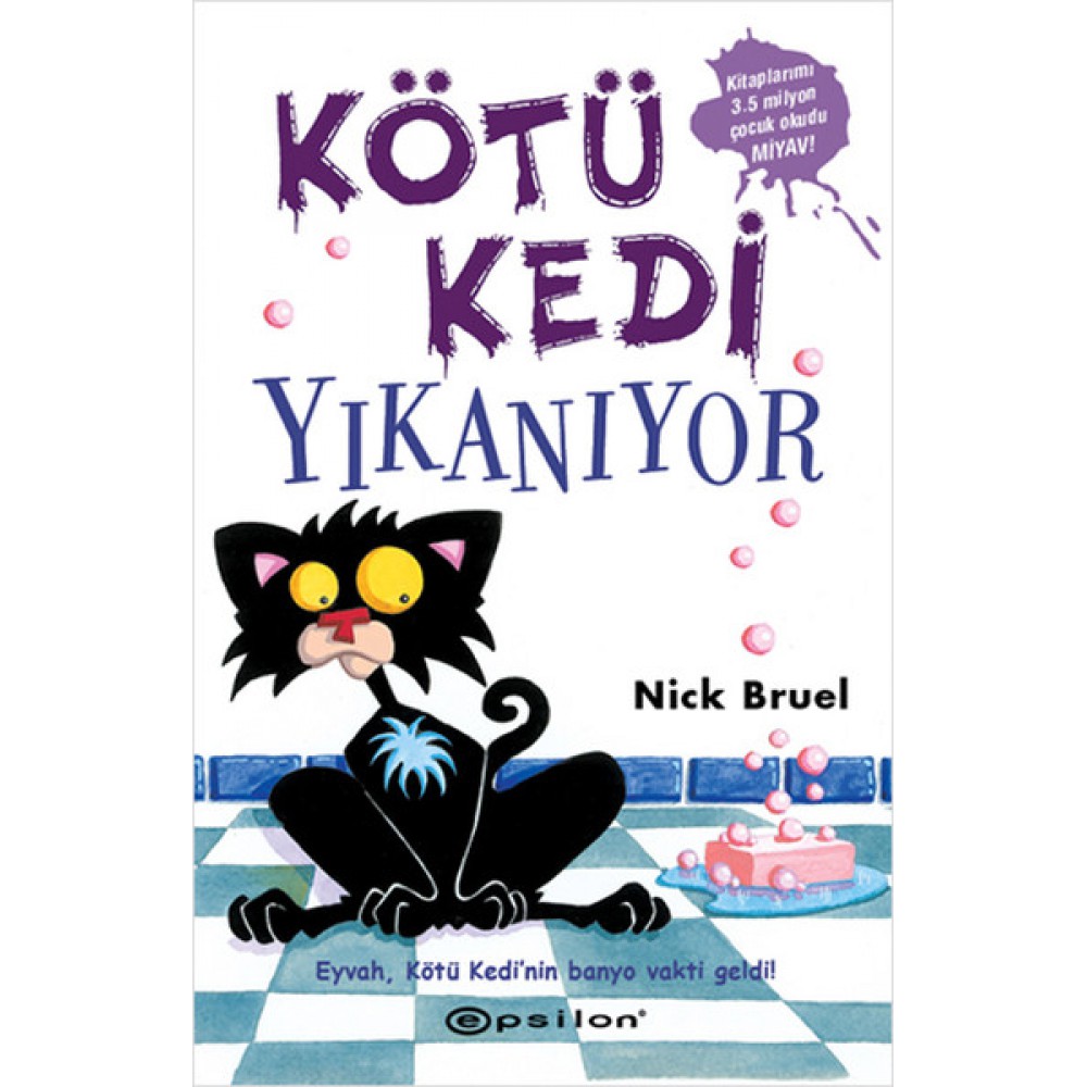 KÖTÜ KEDİ YIKANIYOR