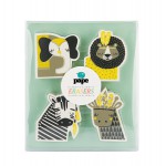 PAPE  SİLGİ 4 LÜ HAYVAN SET