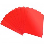 LİNO AYNALI KARTON 10 LU (50*70) KIRMIZI