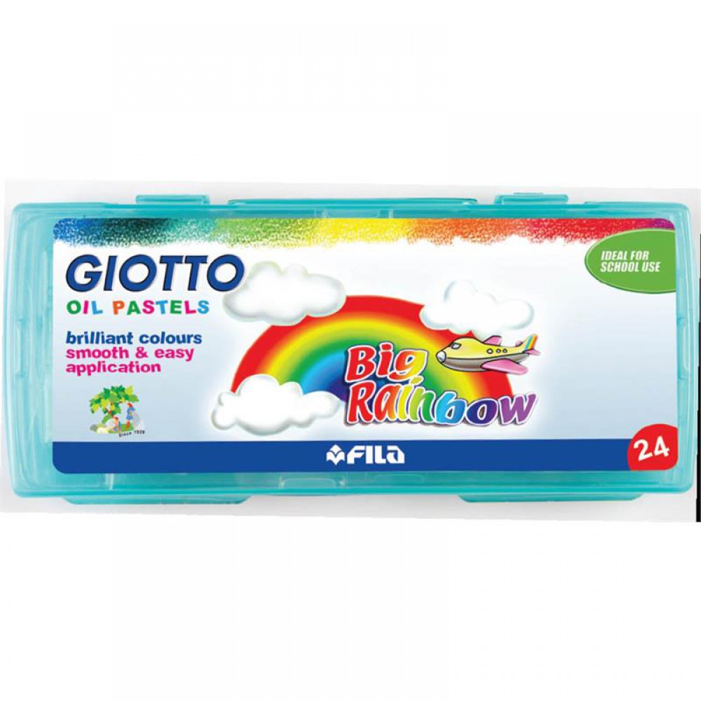 GİOTTO YAĞLI PASTEL 24 LÜ PLASTİK KUTUDA