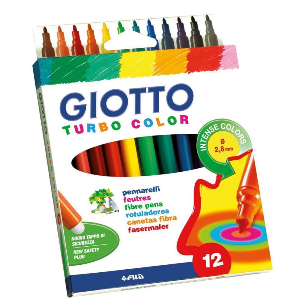 GIOTTO TURBO COLOR 12 Lİ KUTU 416000