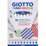 GIOTTO TURBO DOUBLE KEÇE UÇLU BOYA 10 LU 424600