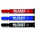 HI-TEXT PERMANET 830 PB SİYAH YUVARLAK