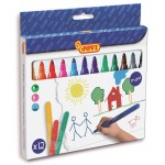 JOVİ 1712 MAVİ KEÇELİ KALEM 12 RENK KUTUDA