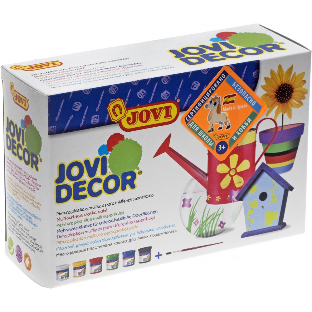 JOVİ AKRİLİK 6 RENK FIRÇALI