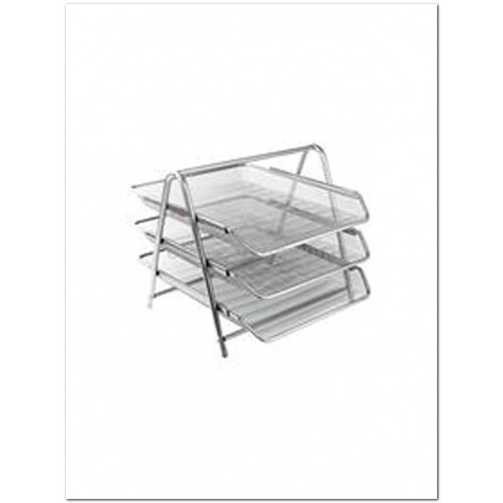 KRAF PERFORE EVRAK RAFI METAL 3 KATLI 460G GRİ