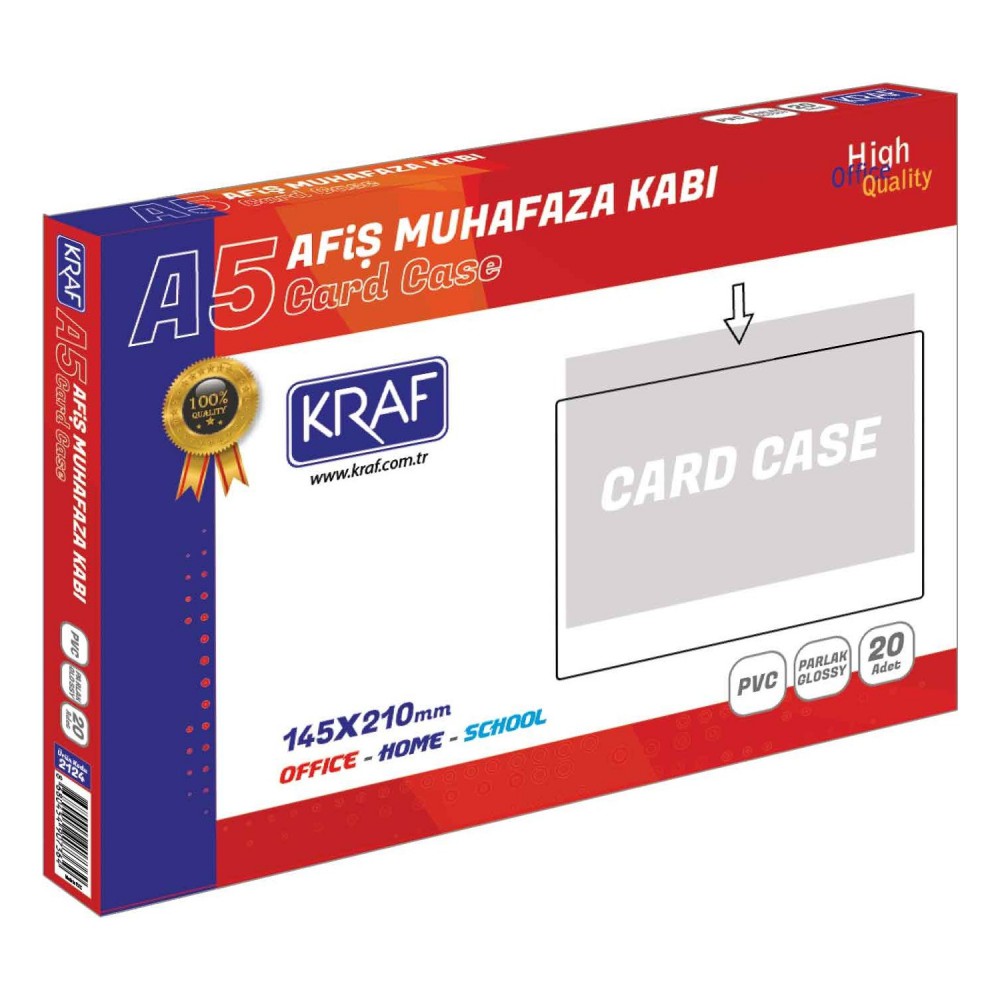 KRAF AFİŞ MUHAFAZA KABI A5 210*145