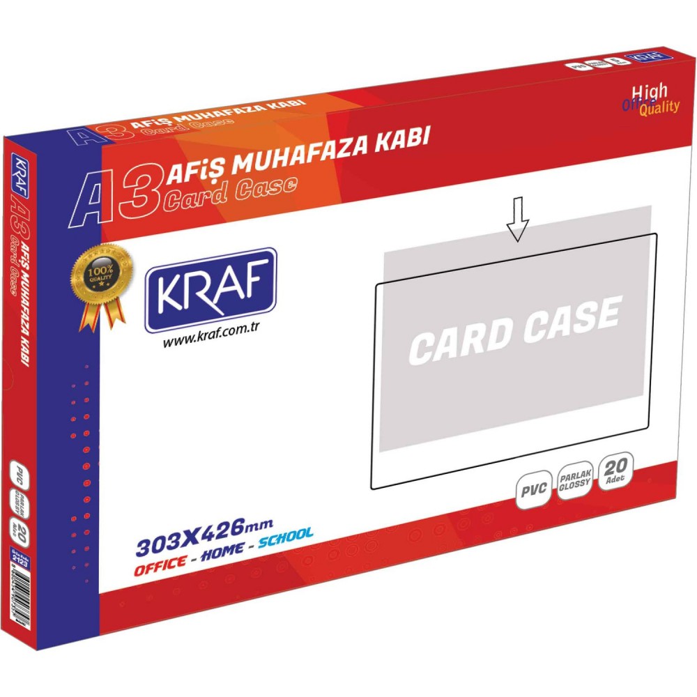 KRAF AFİŞ MUHAFAZA KABI A3 420*297