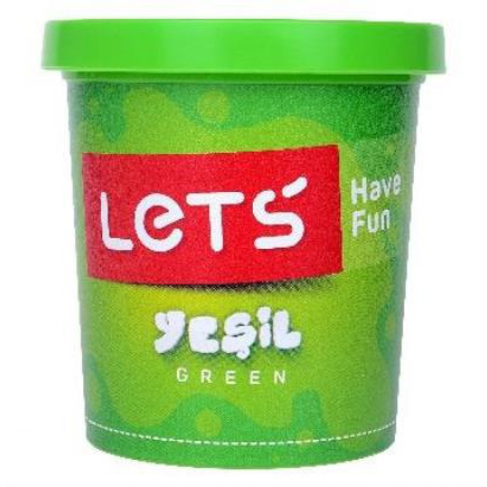LETS TEK RENK OYUN HAMURU 150GR NEON YEŞİ L8340-15