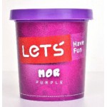 LETS TEK RENK OYUN HAMURU 150GR NEON MOR L8340-18