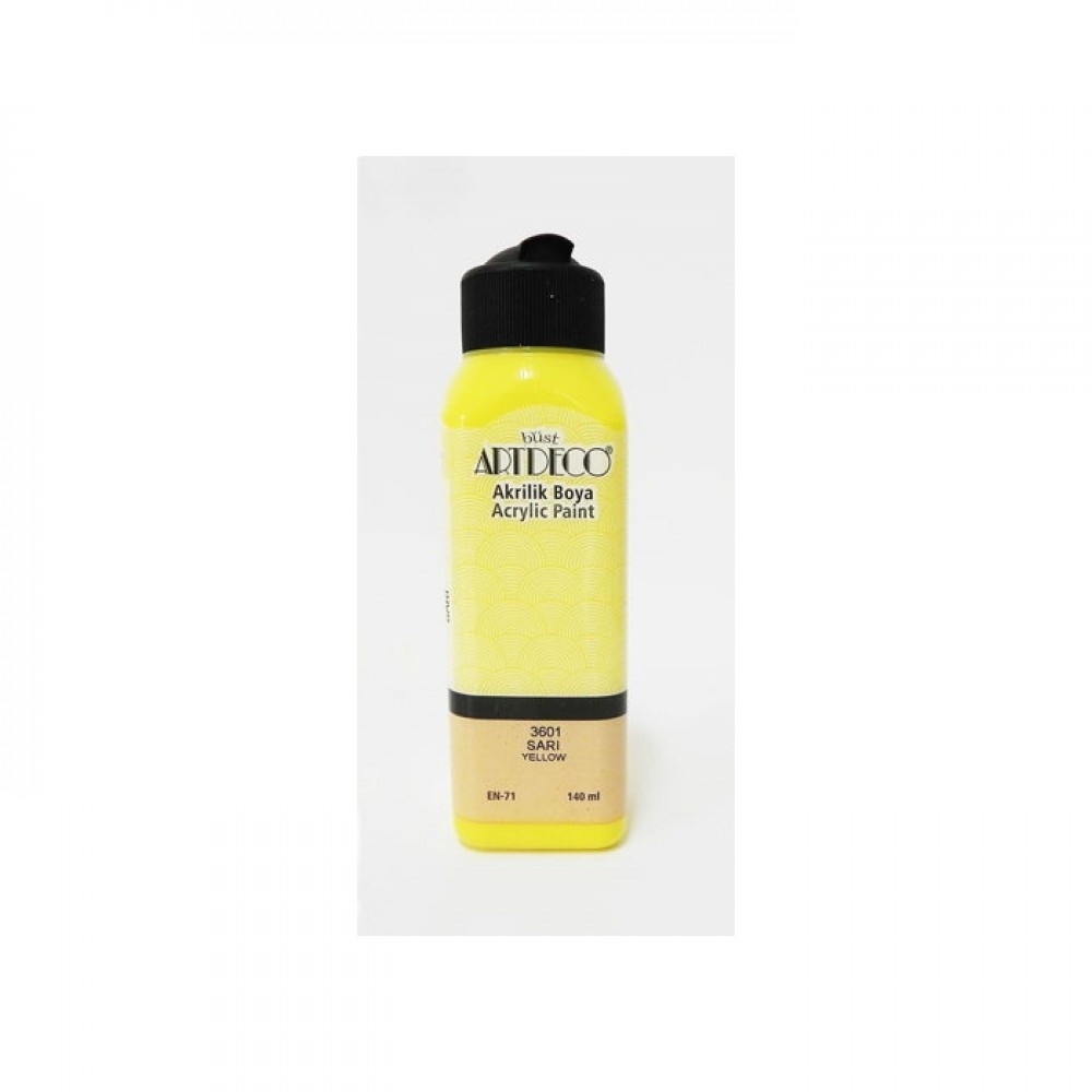 ARTDECO AKRİLİK BOYA 140ML SARI 3601