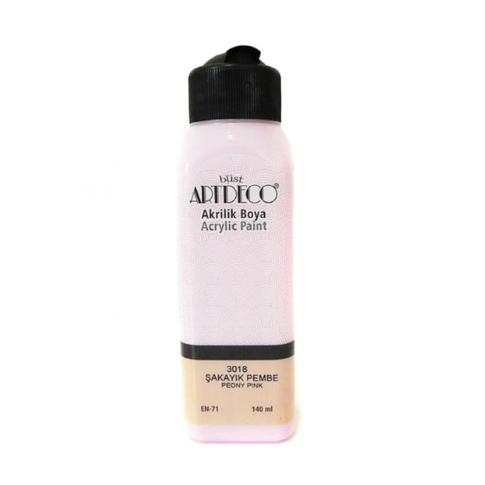 ARTDECO AKRİLİK BOYA 140ML ŞAKAYIK PEMBE 3018