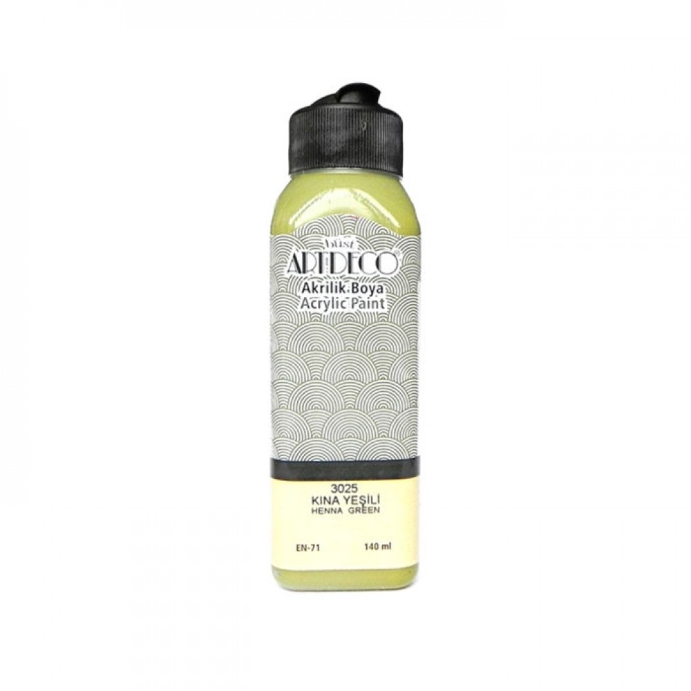 ARTDECO AKRİLİK BOYA 140ML KINA YEŞİLİ 3025