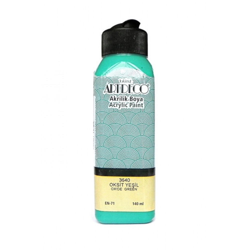 ARTDECO AKRİLİK BOYA 140ML OKSİT YEŞİL 3640