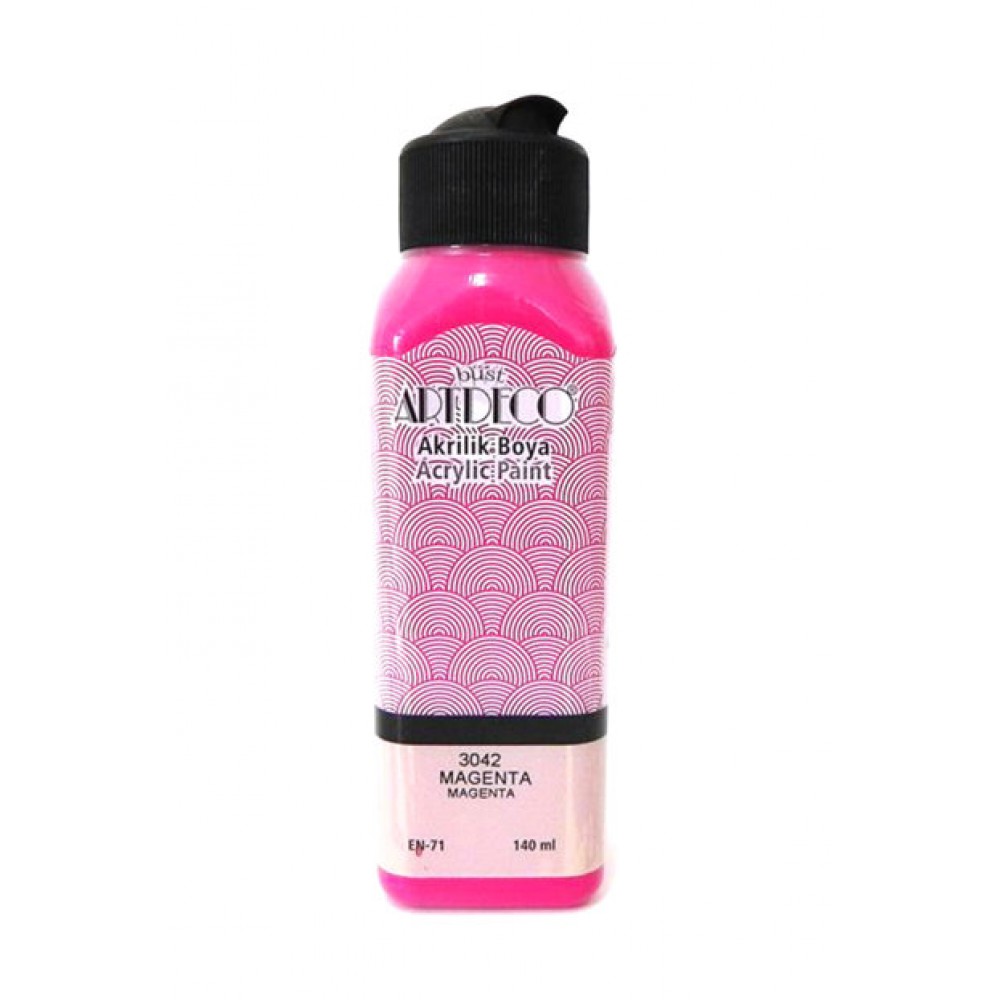 ARTDECO AKRİLİK BOYA 140ML AÇIK MAGENTA 3042