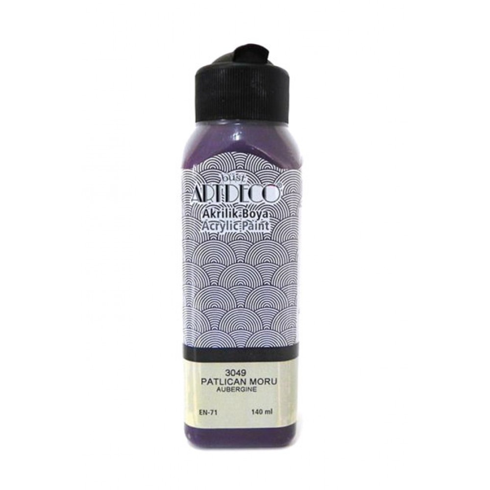 ARTDECO AKRİLİK BOYA 140ML PATLICAN MORU 3049