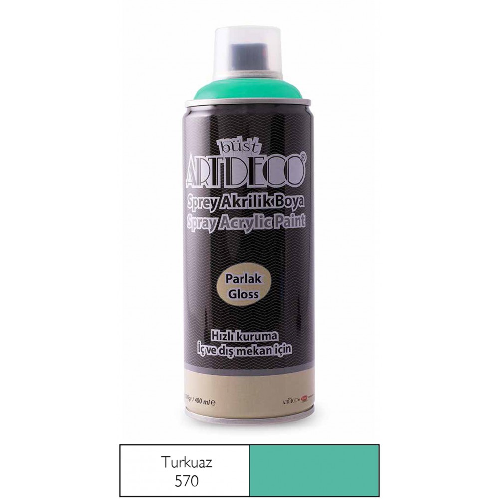 ARTDECO SPREY BOYA 400 ML TURKUAZ Y-570