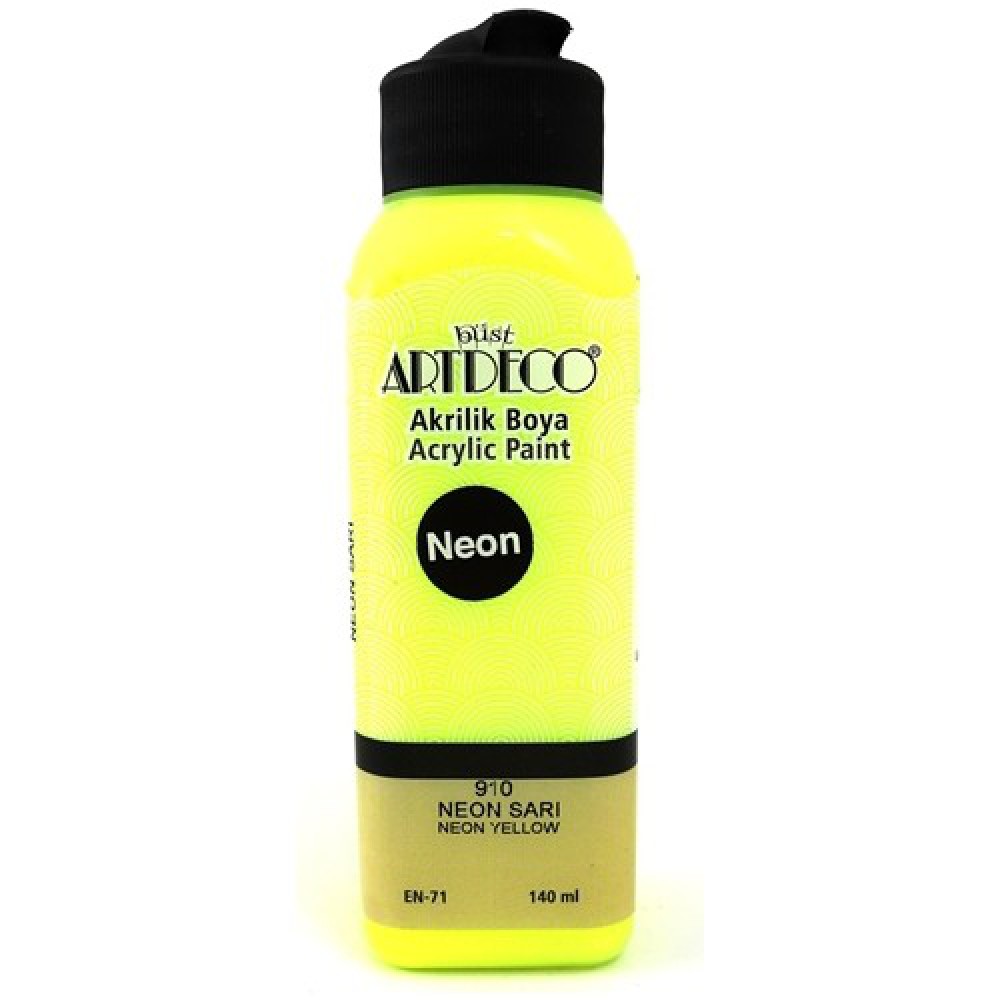 ARTDECO AKRİLİK BOYA 140ML N.SARI 910