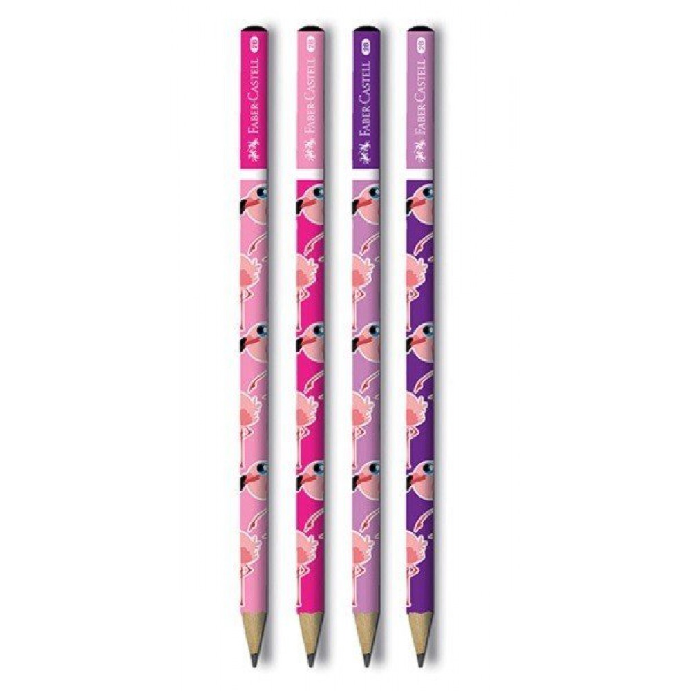 FABER FLAMİNGO DESENLİ KURŞUN KALEM 2B 119012