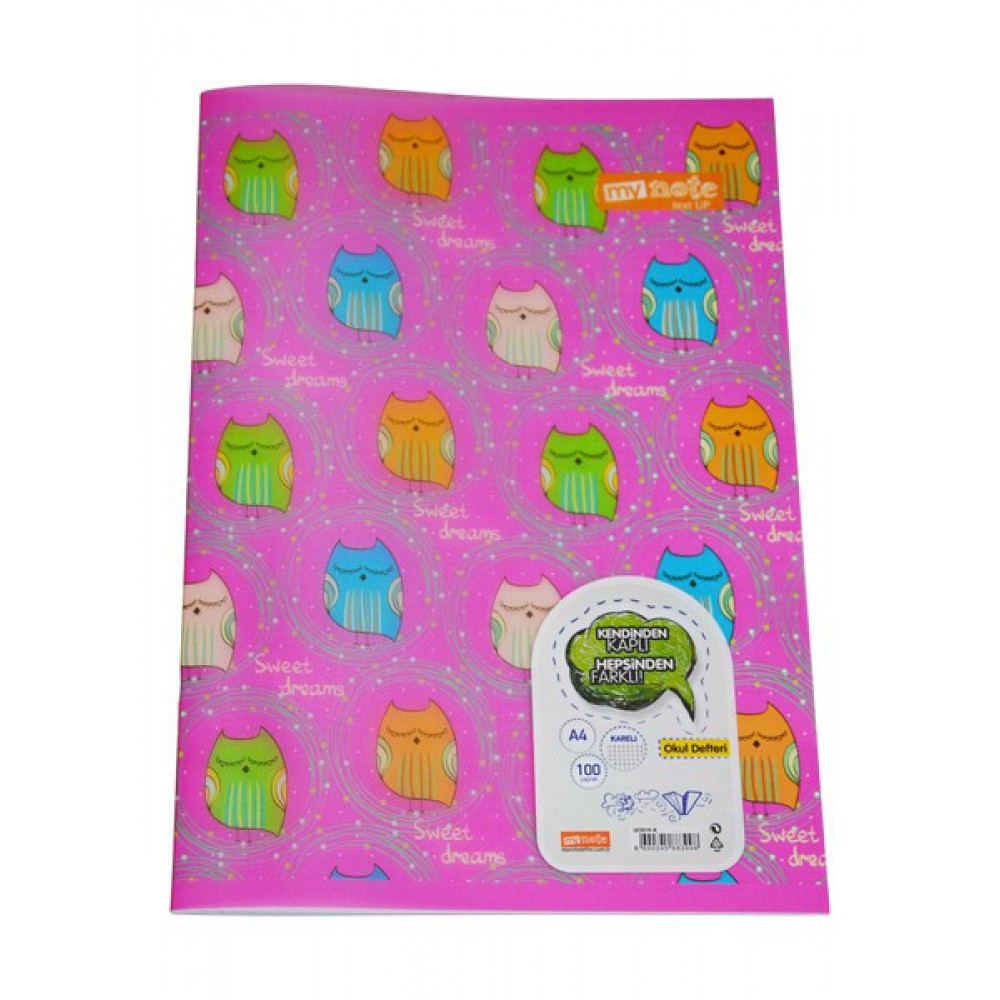 MY NOTE TEXT VP DEFTER A4 100YP KARELİ