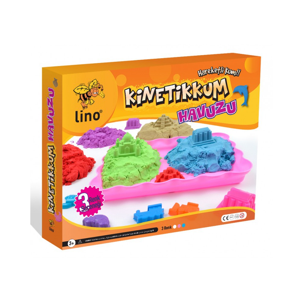 LİNO KİNETİK KUM HAVUZU PEMBE