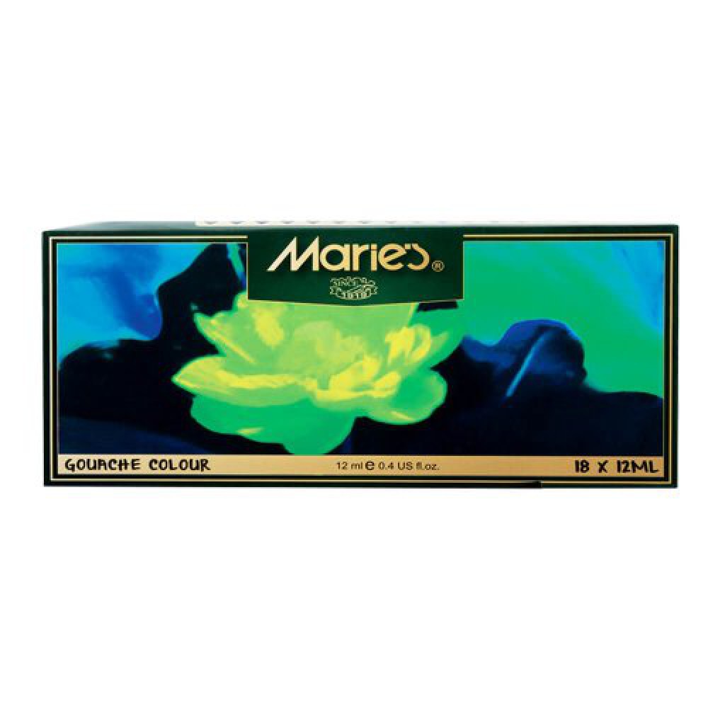 MARIES 18 Lİ GUAJ BOYA 12ML