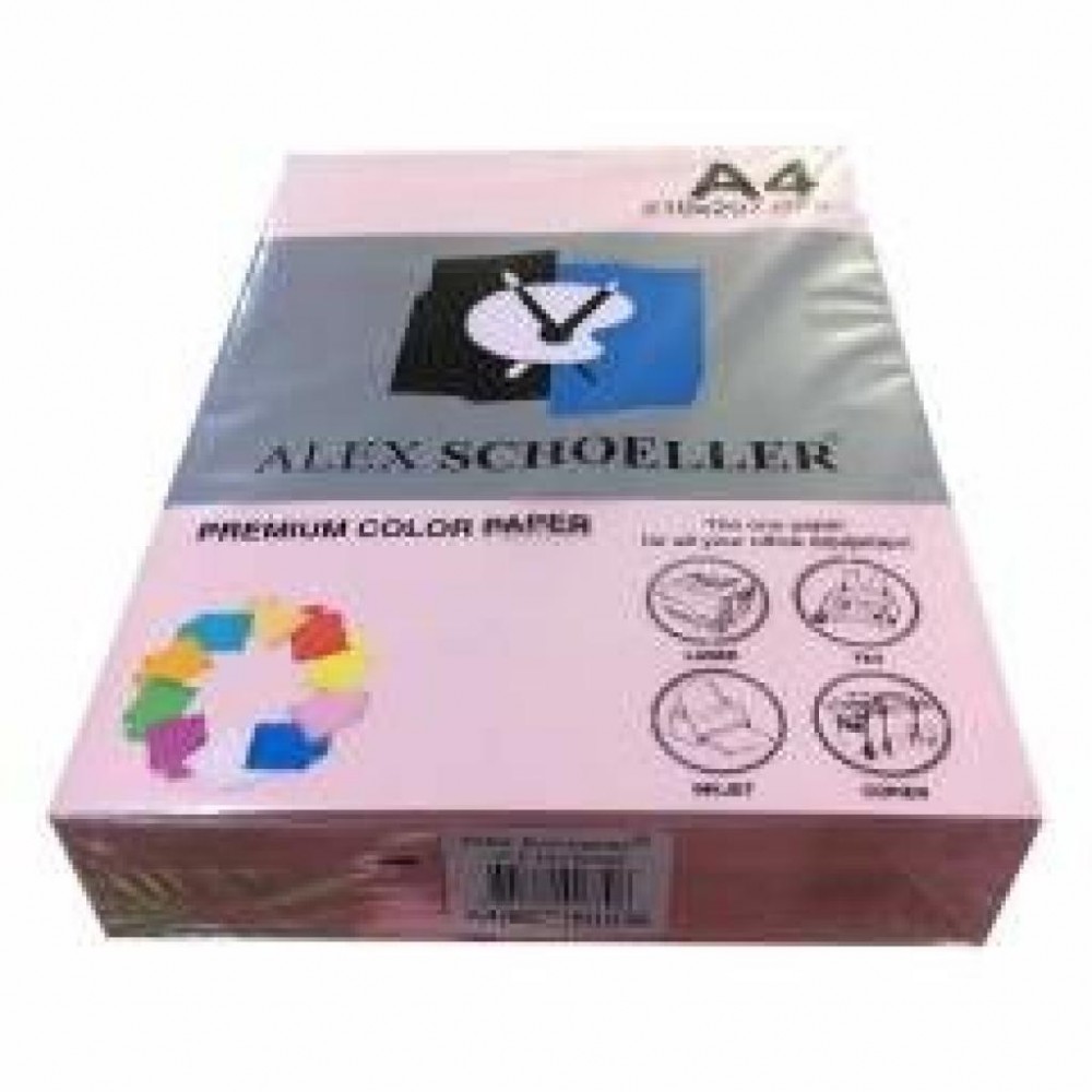 ALEX RENKLİ FOTOKOPİ KAĞIDI 500 LÜ PK PEMBE