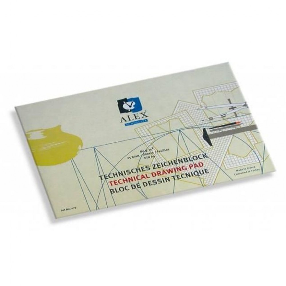 ALEX SCHOLLER TEKNİK RESİM DEFTERİ 35*50 80GR