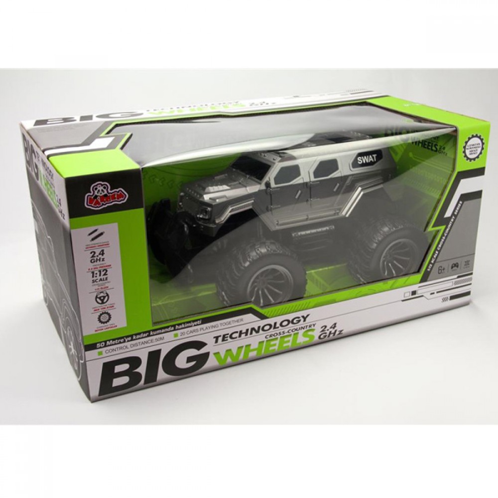 23712B UK FF ŞARJ.1:12 SWAT JEEP