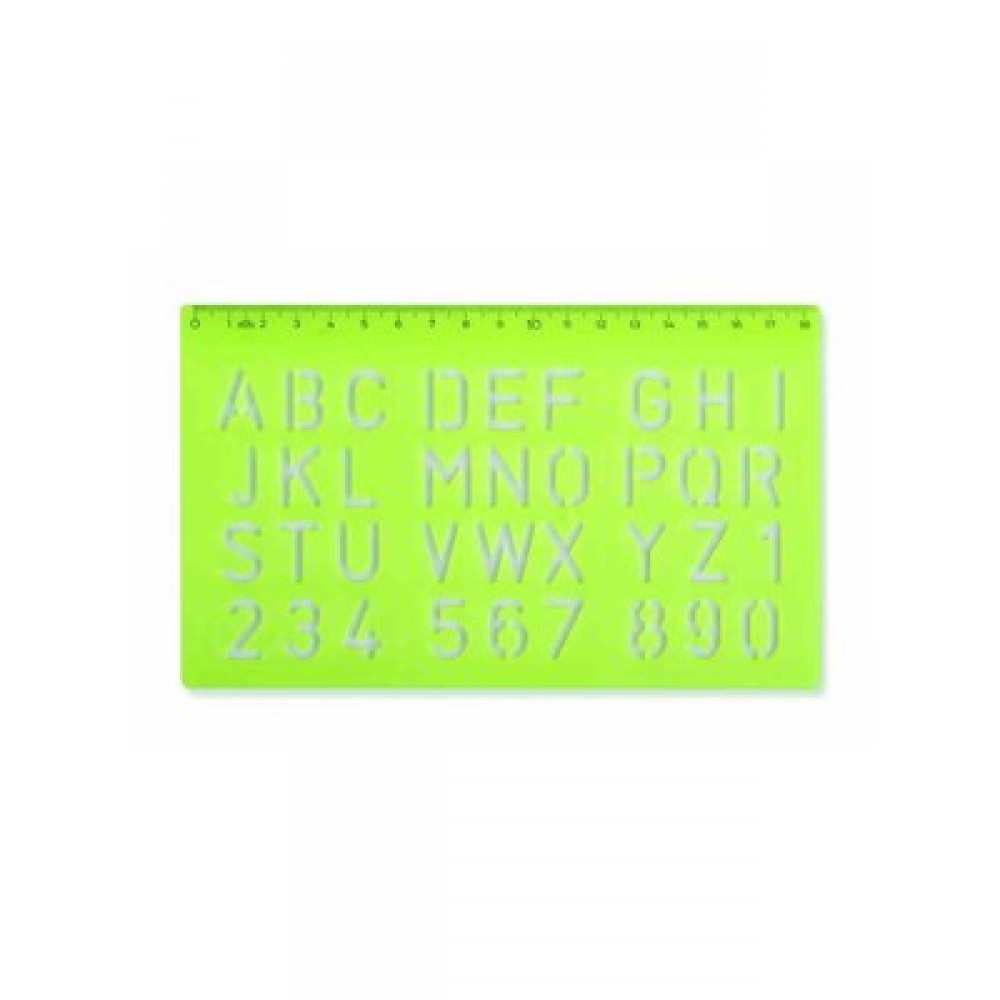 HATAS YAZI ŞABLONU 20 MM BÜYÜK HARF