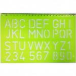 BÜYÜK HARF YAZI ŞABLONU 30 MM