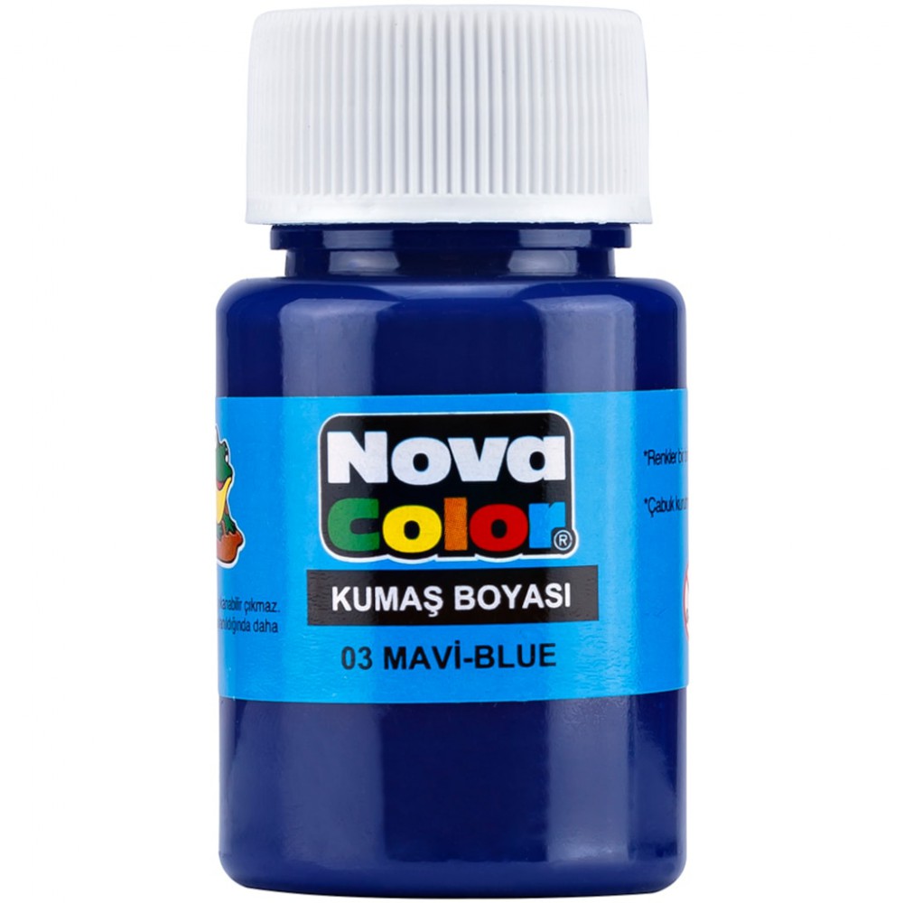 NOVA COLOR KUMAŞ BOYASI MAVİ