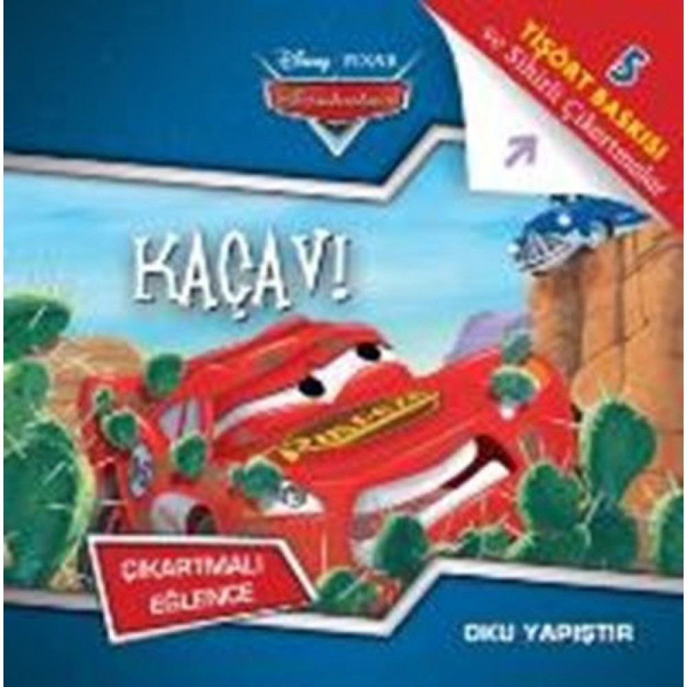 DISNEY ARABALAR ÇIKARTMALI EĞLENCE TİŞÖRT