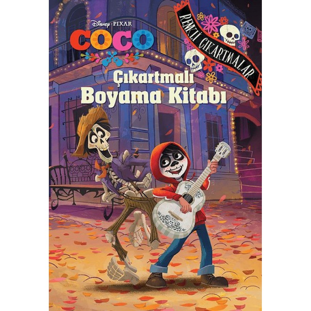 DISNEY COCO ÇIKARTMALI BOYAMA KİTABI