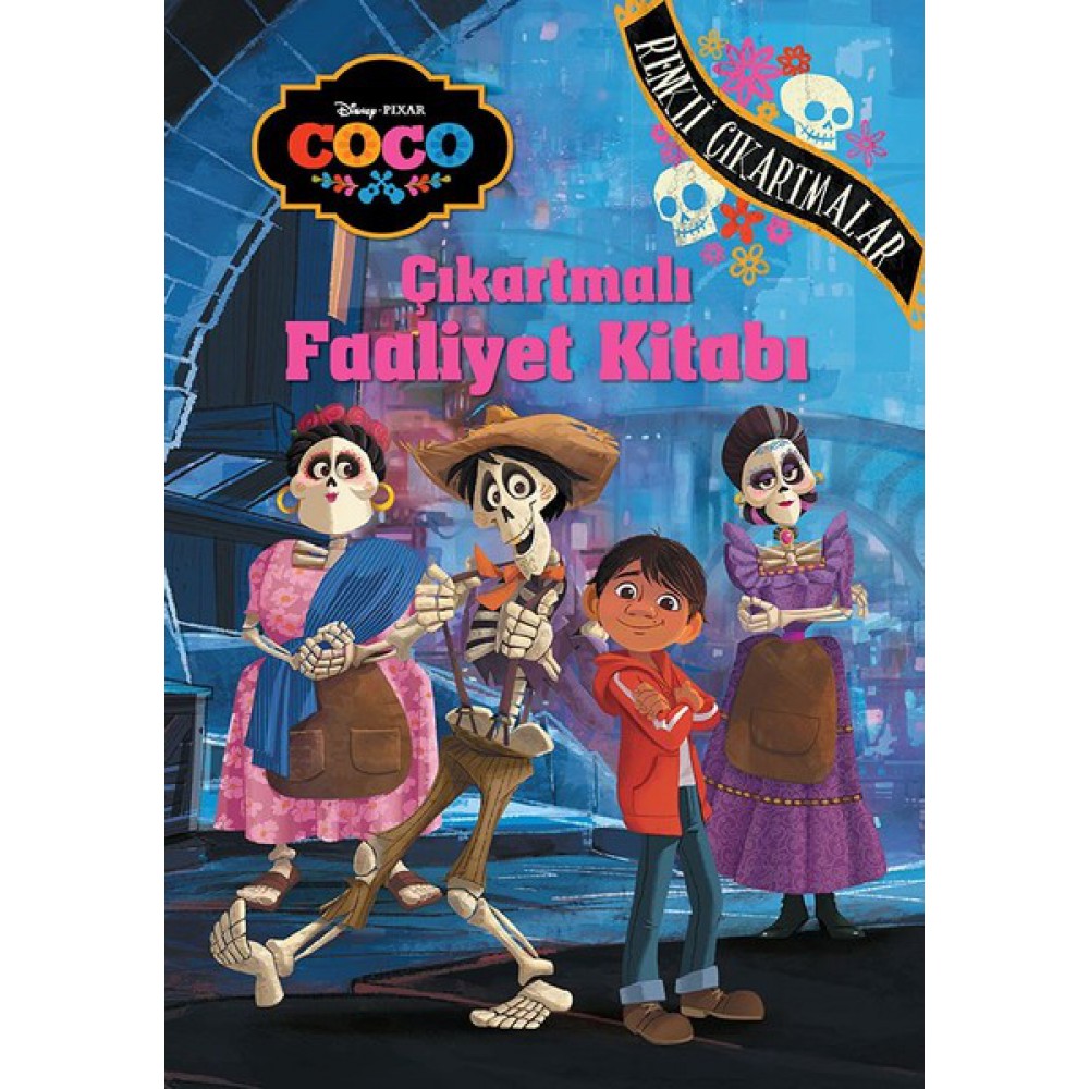 DISNEY COCO ÇIKARTMALI FAALİYET KİTABI