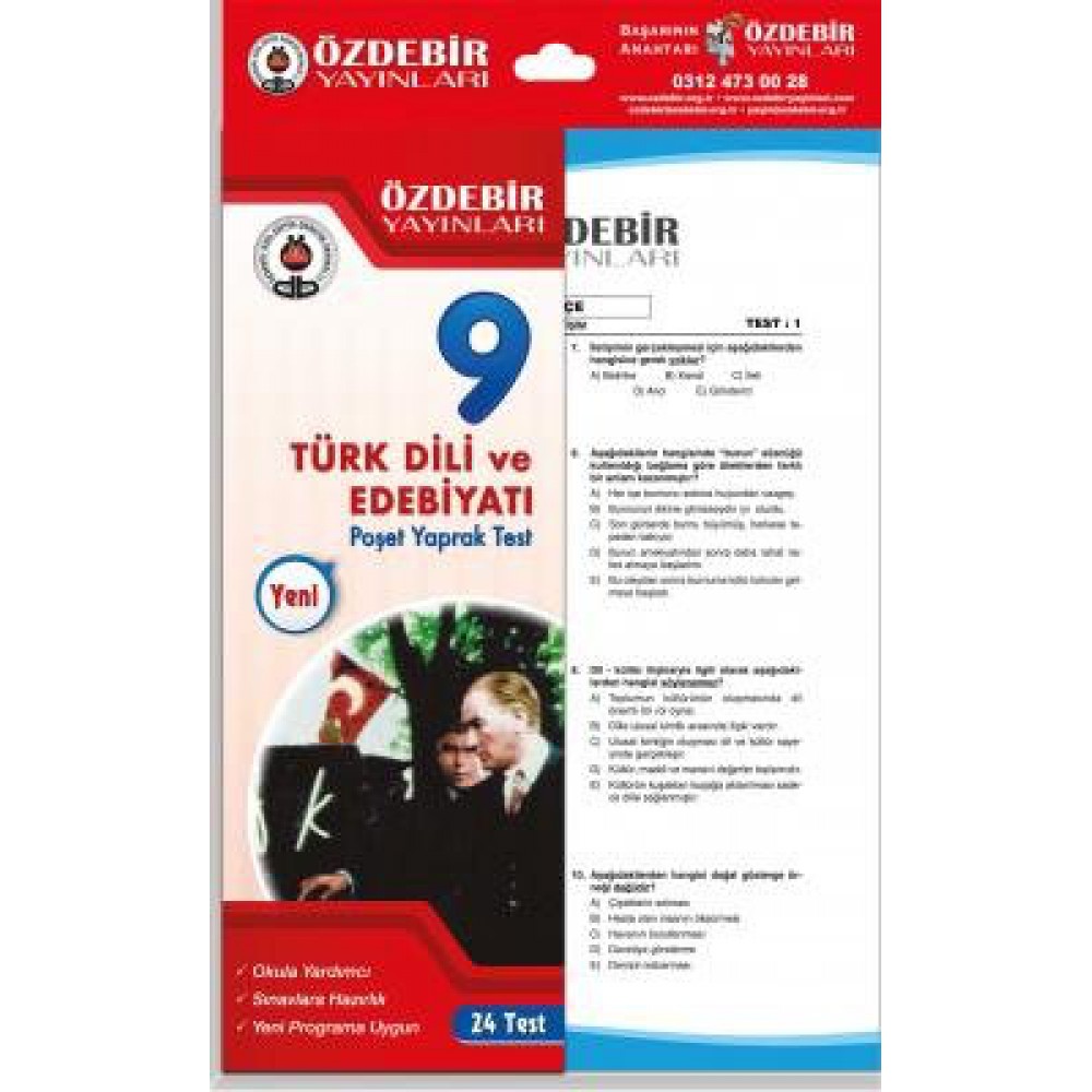 ÖZDEBİR 9.SINIF TÜRK DİLİ VE EDB.Y.TEST