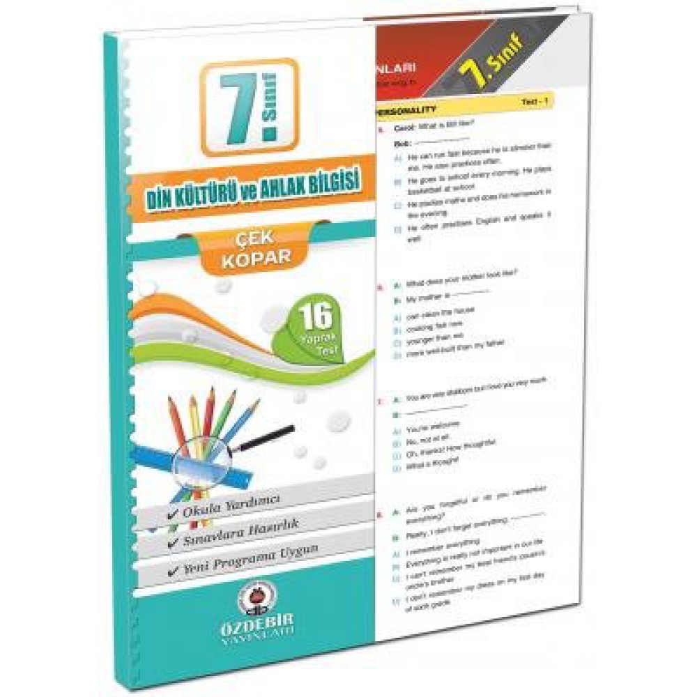 ÖZDEBİR 7. SINIF DİN KÜL.VE AHL.BİL. YAPRAK TEST 