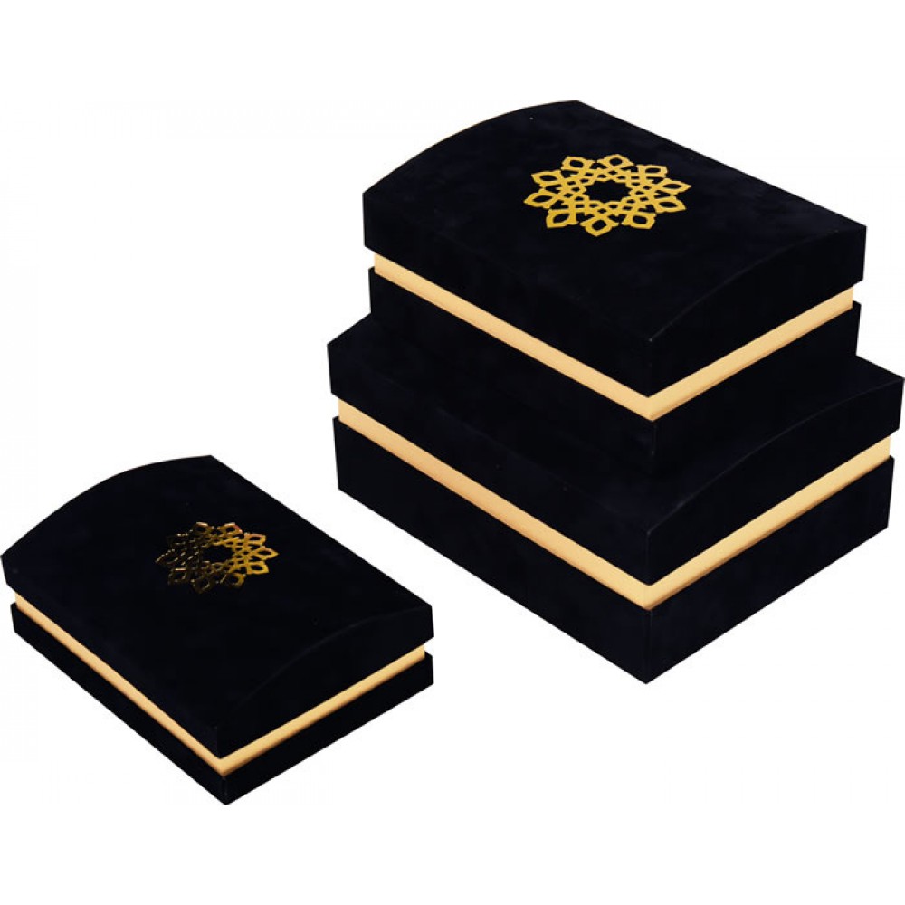 GIPTA 7934 ANTİC 3 LÜ  HEDİYELİK KUTU SİYAH