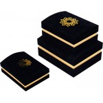 GIPTA 7934 ANTİC 3 LÜ  HEDİYELİK KUTU SİYAH