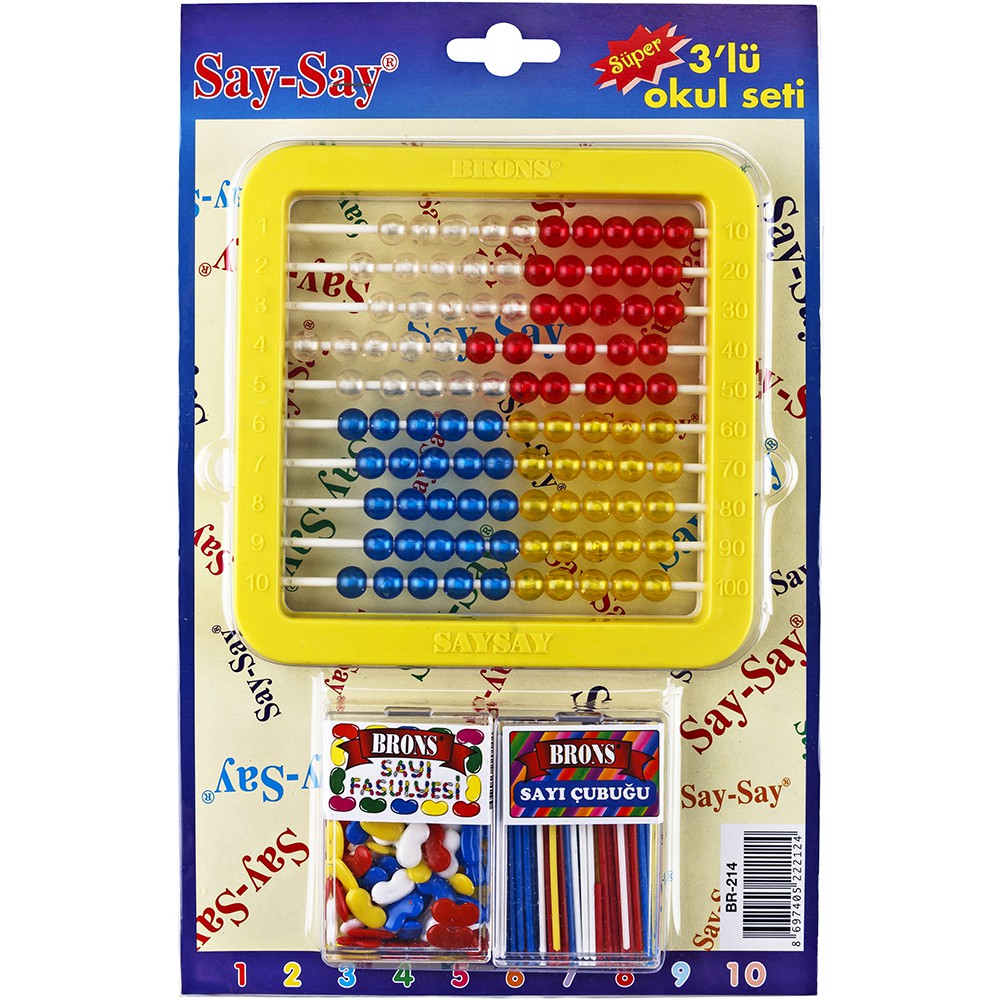 BRONS BR-214 SAY SAY SET BÜYÜK KARTELA