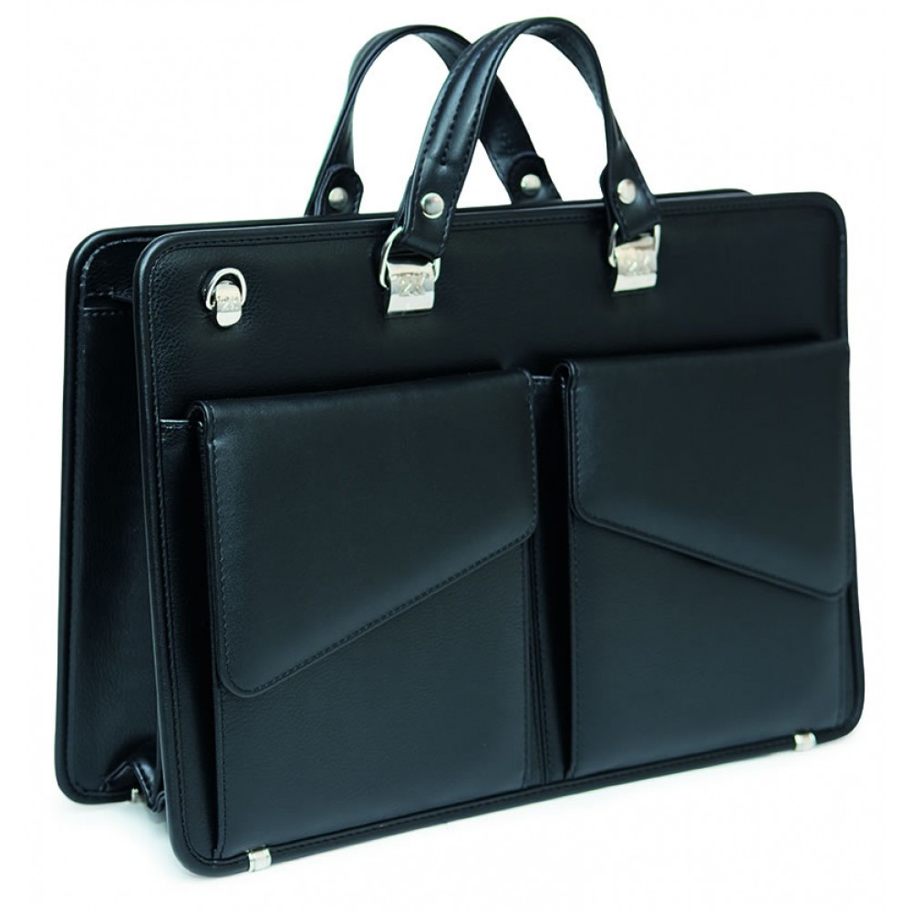 2K KİNG ÇİFT SAPLI EVRAK ÇANTASI SİYAH 5160